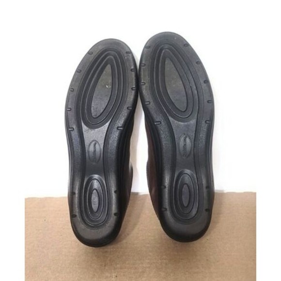 Croft & Barrow Ortholite Lena Brown Leather Loafers Womens Size 9 Comfort Shoes - Picture 5 of 9